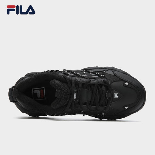 FILA official women's shoes FLUID 6 WE retro sneakers 2025 winter plus velvet cat claw 6th generation
