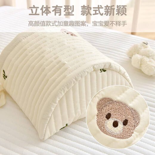 Baby bedside hanging bag, pure cotton baby bed storage bag, diaper storage bag, children's bedside storage bag, mid-base-Xinxiong