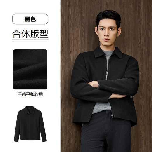 Heilan House (HLA) Coat Men's 25 New Light Business Classic Series Short Jacket Men's Winter Black 02 Reservation L 175/92A Recommended 137~150Jin Jin equals 0.5 kg