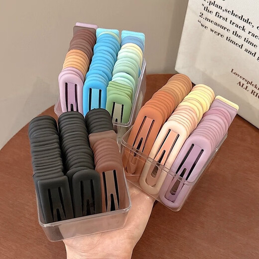 Frosted bb hair clip for women 2025 new style side clip for forehead broken hair bangs clip back of head clip headband hair clip main picture hot sale 6 pieces (90% buy me)