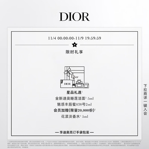 Dior DIOR Charming Lip Gloss 009 Rose Bean Paste 6ml Lip Glaze Lipstick Cosmetics Birthday Gift for Girlfriend