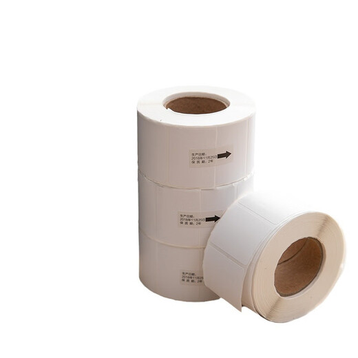 
DELI three thermal-proof label paper self-adhesive printing paper multi-specifications electronic side single printer consumable barcode paper 12006 80*60mm