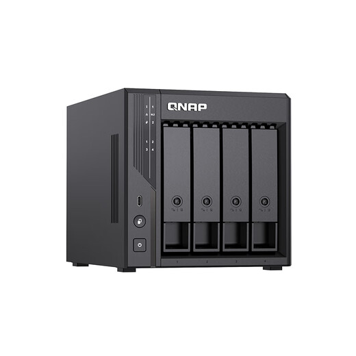 威联通（QNAP）Qu405企业级家庭存储 N355 16G内存 64T容量四盘位网络存储NAS私有云 AI相册手机备份 网盘服务器