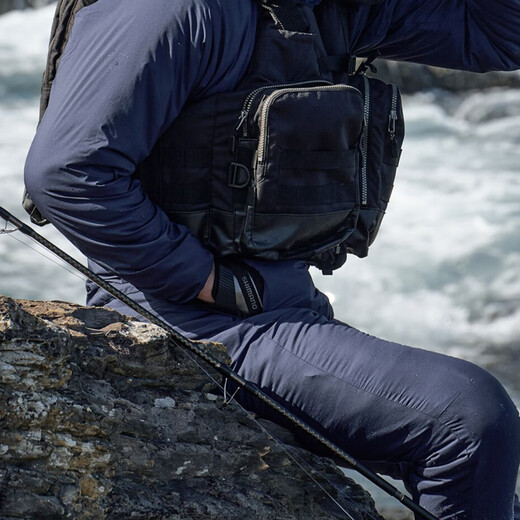 SHIMANO 25 models WP-066Y fishing pants, winter boat fishing, iron plate rock shore fishing insulation pants, black-M size (produced in Vietnam)