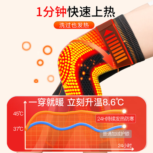 ZEAMO medical mugwort self-heating knee pads to keep warm old cold legs arthritis meniscus injury men and women cold protective gear XL