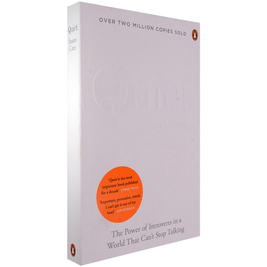 【现货】安静 就是力量 Quiet: The Power of Introverts in a World That Can't Stop Talking 正版进口 Susan Cain 英文原版书
