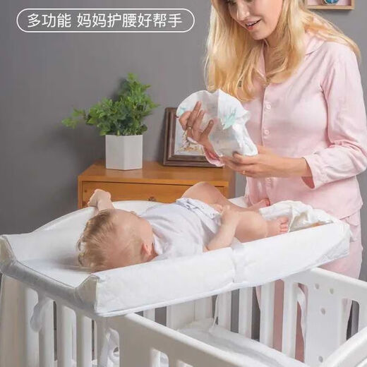 Portable baby diaper pad, multi-functional nursing pad, removable bathing and diaper changing tool for newborns, gray foam separate cloth cover (remark style when ordering) 80*43