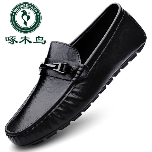 Zapatos para hombres de carpintero 2025 nuevos zapatos de frijoles de cuero genuinos suaves calzado de conducción transpirable resistente al desgaste de cuero casual 9921 38