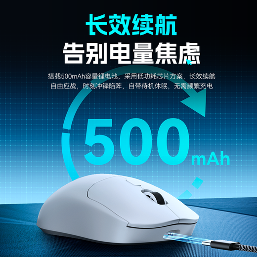 SUOYING【TOP榜第一名】鼠标无线有蓝牙游戏电竞专用人体工学静音办公ai充电机械电脑笔记本适用苹果华为 象牙白【轻量化设计丨电竞芯片丨超长续航丨三模连接】 高回报率+多档DPI调节+光学传感器+纳米冰肤涂层