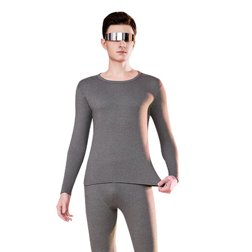 Yalu Anti-mite Anti-static Containing Cashmere Silk Men's Thermal Underwear Men's 10A Antibacterial German Velvet Autumn Clothes and Autumn Pants Set