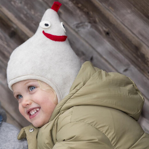 Infant and toddler rooster-shaped hat, soft and skin-friendly, 2024 Danish autumn and winter new style, warm headband cap for male and female babies, red, one size fits all, 0-3 years old, one size fits all, 48cm-52cm (0-3 years old)