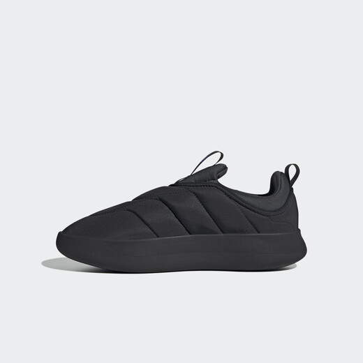 Adidas ADIPUFF bread shoes, soft, comfortable and warm cotton shoes, autumn and winter Adidas official light sports black (recommended to choose half a size up) 43