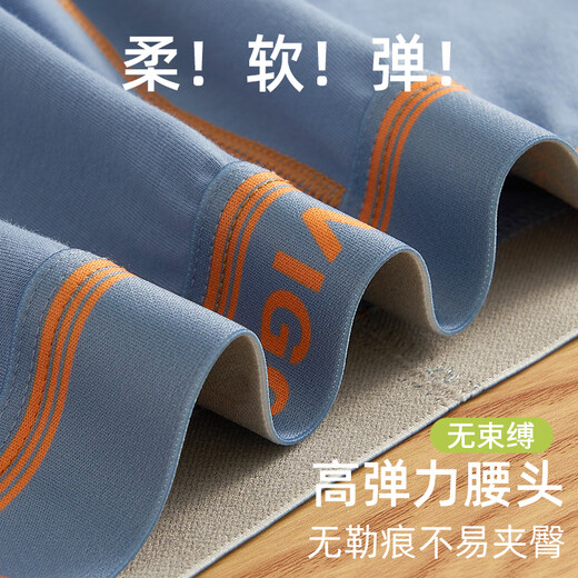 Catman underwear adolescent development period men's pure cotton middle and high school student boxer briefs medium and large boys' boxer shorts