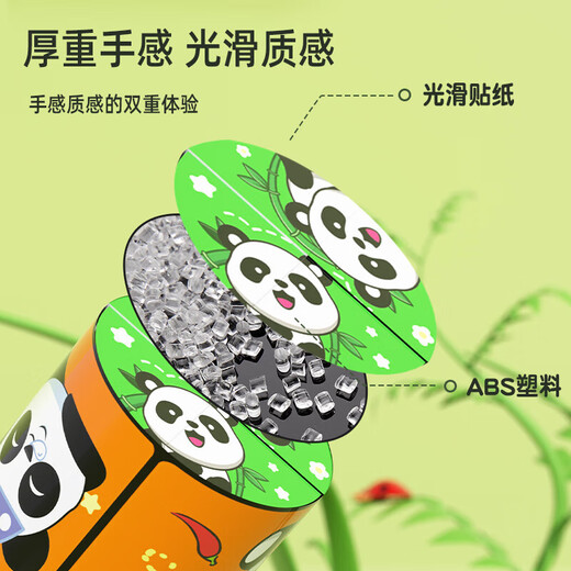 Mili Variety Rubik's Cube Baby Chewable Educational Toy 1-2-3 Years Old Baby Building Blocks Children Exercise Intellectual Geometry Best-Selling Popular Panda Rubik's Cube 3 Pack Cylinder + Space + Texture