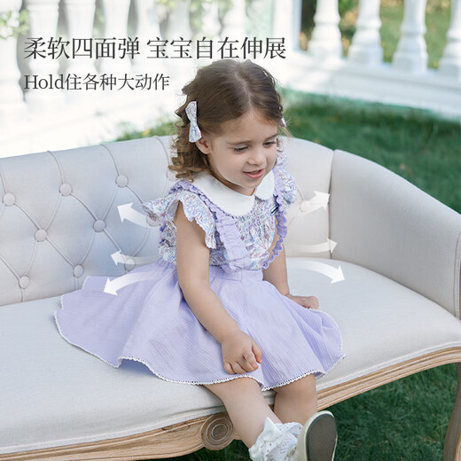 DOMIAMIA Children's Summer Thin Cotton Overalls Children's Clothes Girls Boys Pants Muyun Pink 100