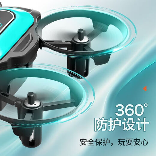 Mini drone, quadricoptère 2,4 G résistant aux chutes et anti-collision, jouet pour enfants télécommandé à rotation et culbutage à 360 ° XD2mini drone - vert, boîte de couleur exquise + sac d'accessoires + instructions 1 batterie 1