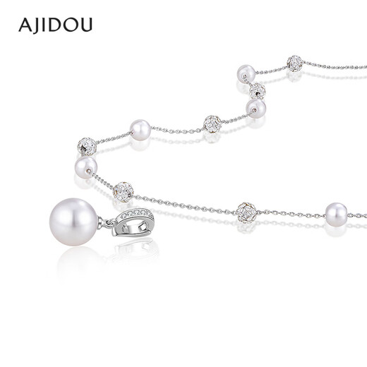 AJIDOU Ajidou Necklace Starry Gypsophila Pearl Clavicle Chain Star Same Style French Irregular Sweater Chain Chinese Valentine's Day Gift