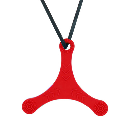 Teether Creative Dart Silicone Baby Soothing Oral Anti-falling Teething Stick for Children Orange 1 Pack