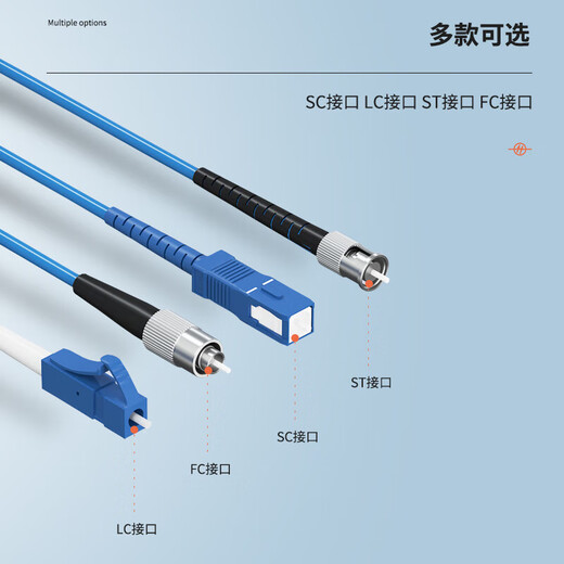 Fengyingzi outdoor multi-mode armored optical cable finished product fiber optic cable jumper fusion-free fiber optic cable carrier grade 6-core SC-SC 500 meters FYZ-Z78F
