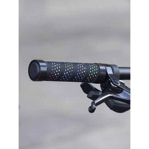 He Jiagong bicycle handlebar cover mountain bike handlebar anti-slip locking cycling handlebar cover handle grip accessories black