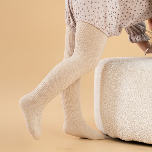 Zi Jiafu Baby Socks Autumn and Winter Girls Leggings Autumn and Winter Outerwear Thin Velvet Baby Girls Twist Pattern Children's Pantyhose Red One Size S0-12 Months