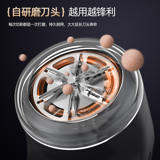 Ermi Quant's same style shaver, clothes depilation ball trimmer, pilling, household use, no damage to sweaters, cleaning artifact, suction and scraping, dark gray purple + power display + enlarged panel + depilation, no damage to clothes, 0 residue, 1 blade