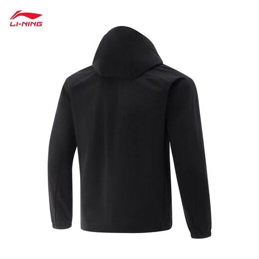 Li Ning windproof and water-splashing sports windbreaker for men 25 autumn fitness versatile fashion sports jacket AFDV675