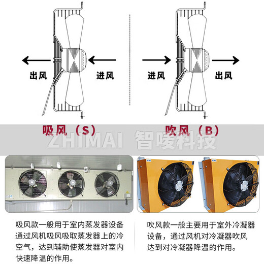 MAER fan YDWF/YSWF/550/600/630 cooling fan YDWF68L25P4-300P-250 S suction