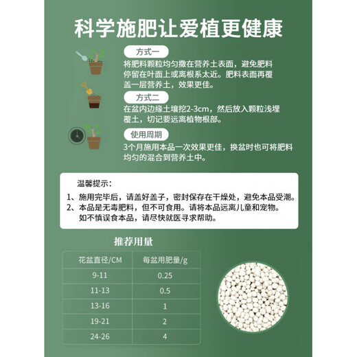 Compound fertilizer for vegetables, agricultural vegetables, fruit trees, potted green plants, nitrogen, phosphorus and potassium water-soluble fertilizer, household general-purpose flower fertilizer, national standard ternary compound fertilizer 500g 15-15-15