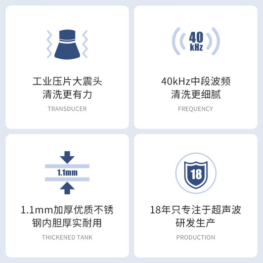 South Sandwich Glasses Cleaning Machine Ultrasonic Ultrasonic Cleaning Machine Household Glasses Washing Jewelry Watches Nozzle Oil Nozzle Small Industrial Cleaner YM-080ST Power Adjustable Version 22 Liters 480W + Degassing +