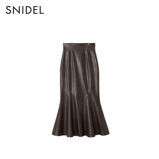 Snidel2025 Herbst und Winter Neues Produkt elegantes und vielseitiges hoher Taille Slim Back Squat Fish Heckrock SWFS254127 Schwarz S (0)