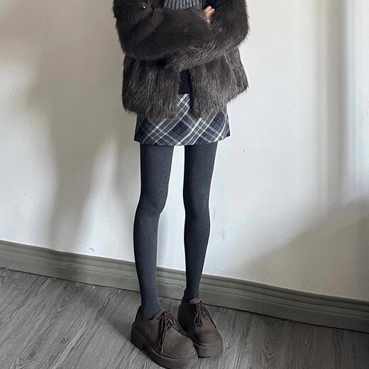 Langsha Woolen Plaid Skirt Women's Winter 2025 New Slim High Waist A-Line Hip Skirt Small Skirt