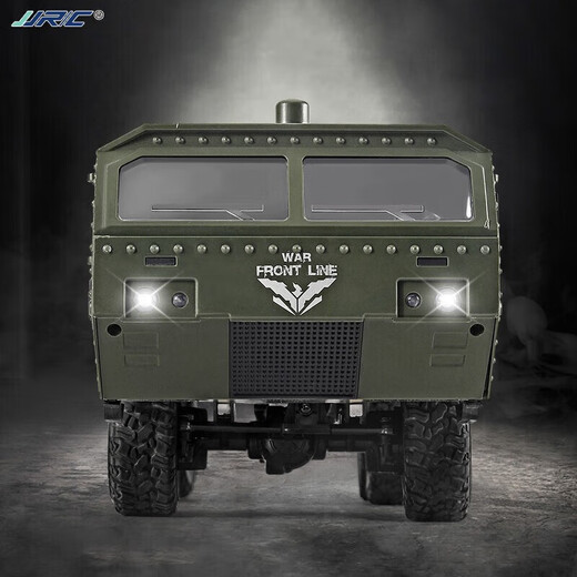 Children's military truck heavy-duty six-wheel drive off-road climbing vehicle RC remote control car adult boys' toys remote control toy car 46cm Dongfeng No. 9 military card