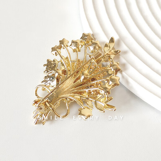 Brooch for women, high-end, light and luxurious, with coat, Money Tree, Autumn and Winter, high-end, exquisite and fashionable corsage, high-end, light luxury, Money Tree (gift box)