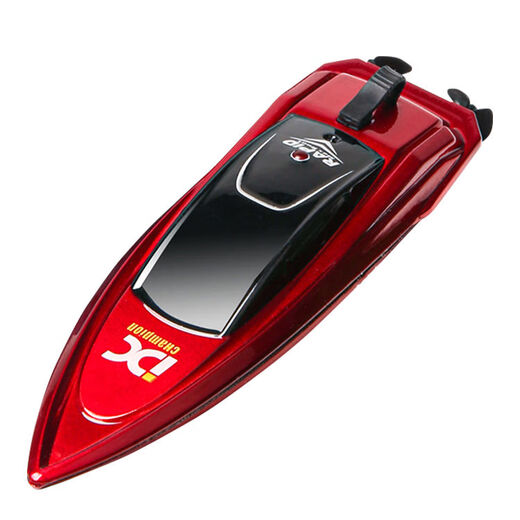 Shantou Lincun 24g mini small remote control boat toy can launch speed boat waterproof racing boat charging indoor multi-person competitive competition red charging remote control speed boat + charging head - free remote control battery