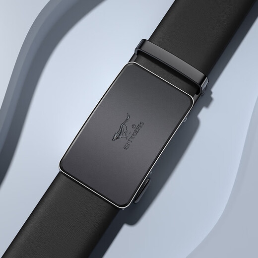 Septwolves New Belt Men's Business Casual Automatic Buckle Leather Pants Belt for Boyfriend, Husband, Dad's Birthday Gift