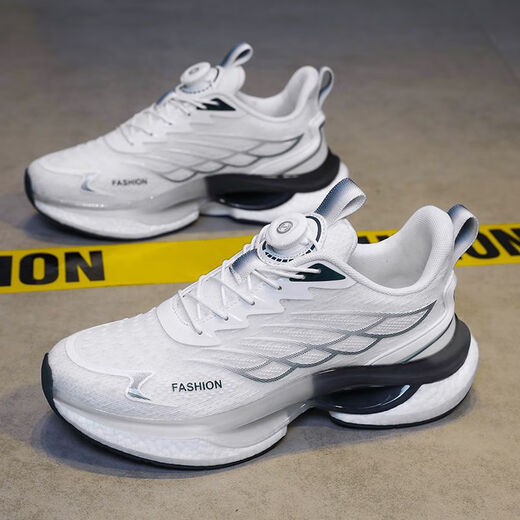 OUOETY carbon board running shoes carbon board running summer and autumn high school entrance examination ultra-light running shoes for primary and secondary school students rebound cushioning and breathable rotation 9888 light blue mesh model 36