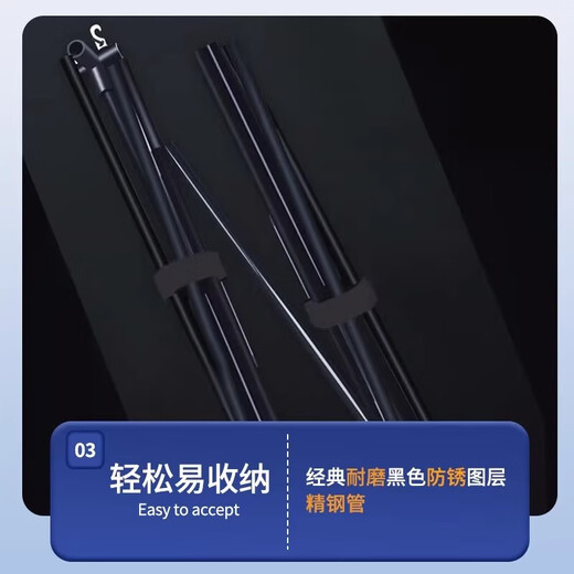 米囹羽毛球网架便携式可折叠标准羽毛球网支架室内户外单双打网U 6.1m 6.1米学生款(含架子+网+包)镀锌铁管