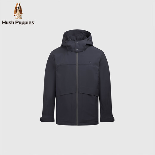 Hush Puppies для отдыха и удобные мужские 2025 осень и зима новый стиль красивое теплое толстое пальто темно-синее XL