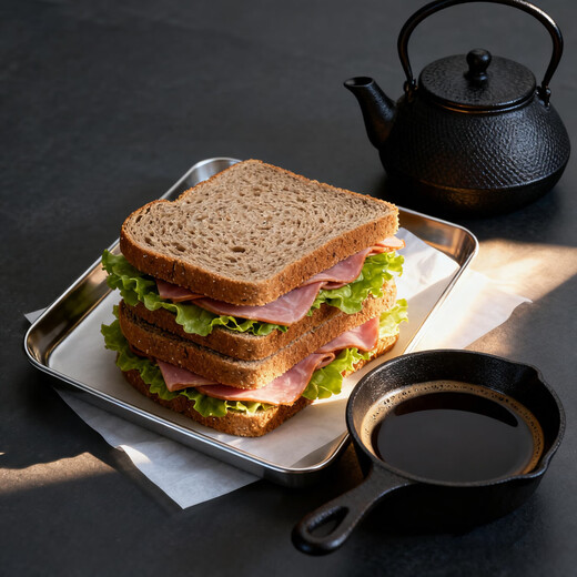 Stainless steel rectangular tray flat bottom rice roll square plate food grade commercial household barbecue plate disinfection and dressing changing plate pure 304 stainless steel 40*30*2.5cm