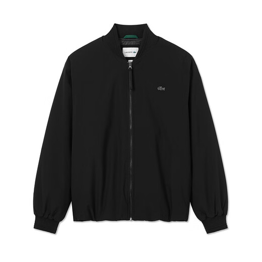 Crocodile French crocodile jacket men's 25 spring and autumn new trendy quilted flight jacket cotton jacket | BH2596 Black S