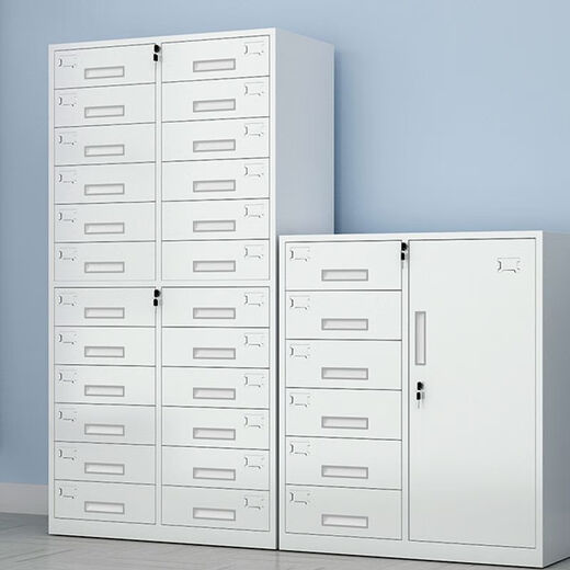 Wanguantian multi-drawer cabinet with lock, multi-layer storage cabinet, information file cabinet, iron cabinet, office low cabinet