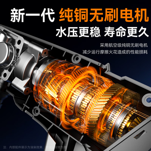 Huiduoduo car washing machine, high-pressure water spray gun for car washing, household car brushing, full set of powerful floor washing, rechargeable mobile cleaning machine, portable