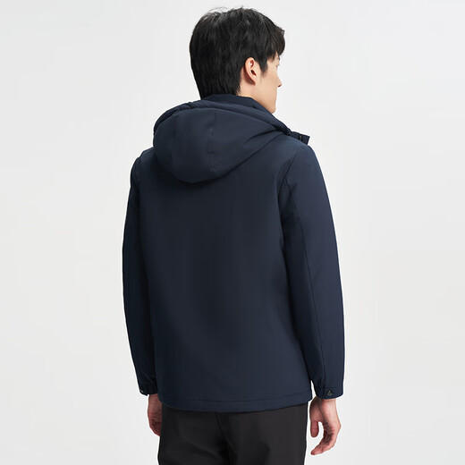 TRIES Men's Jacket Thick Graphene Removable Hood Windproof Spring and Autumn New Outdoor Top