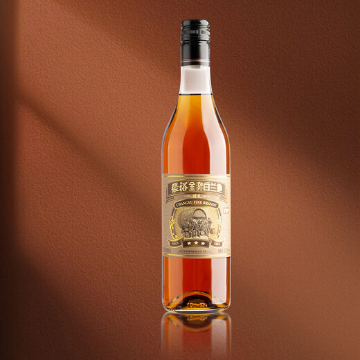 张裕 三星VIP金奖白兰地 500ml*6瓶 整箱装 三星升级版洋酒 礼物送礼