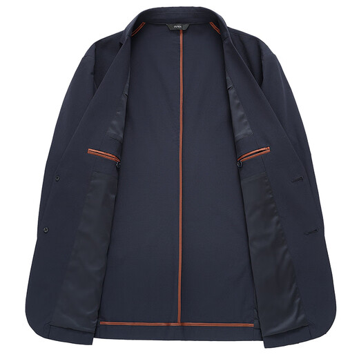 BOSS men's summer thin casual suit jacket for middle-aged and young people sun protection ice silk single suit top men's suit off-white L 175