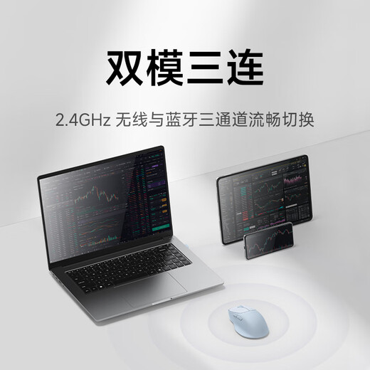 Xiaomi (MI) Wireless Mouse 3 Color Comfort Edition Black 2.4G Bluetooth Mouse Ergonomic Silent Office Xiaomi Mouse Suitable for Xiaomi Laptops and Desktops