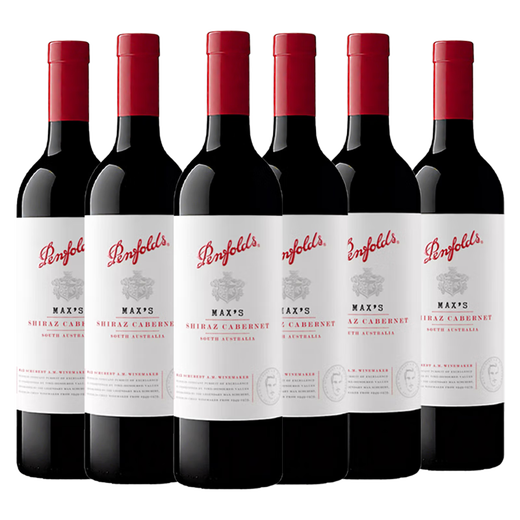 Penfolds Max Shiraz/Shiraz Cabernet Sauvignon Vin rouge sec Boîte complète 750 ml * 6 bouteilles