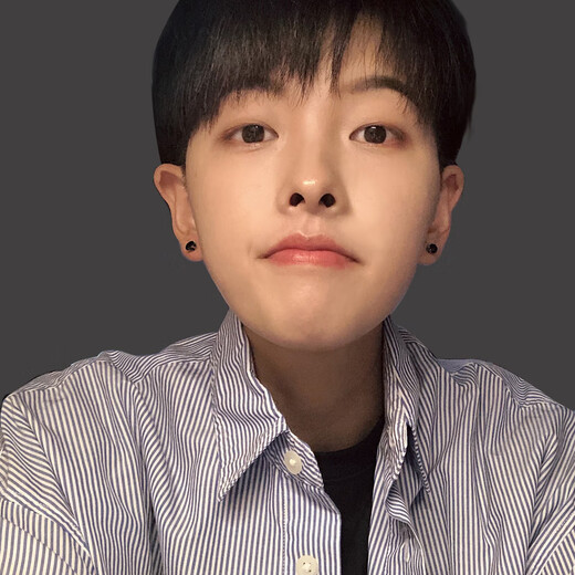 Sailuto gold store style blue men's earrings, trendy and personalized men's black diamond earrings, women's design, niche sense, tanzanite blue 6MM pair