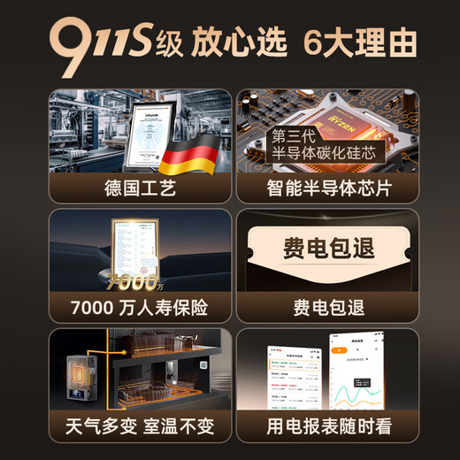 神傲煤改电锅炉家用220v采暖炉地暖暖气片380v三相新型取暖农村半导体 【911A】30kw落地款家商两用 手机WIFI+APP异地操控